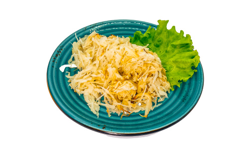 Капуста жареная